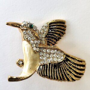 Hummingbird brooch pin, Bird Brooch Pin - NEW